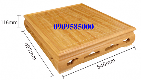 Bàn cờ tướng chân quỳ hoàng gia - Gỗ đàn hương vàng